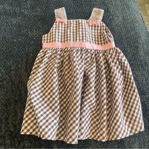 Baby Beri 9 Month Dress Brown and Pink